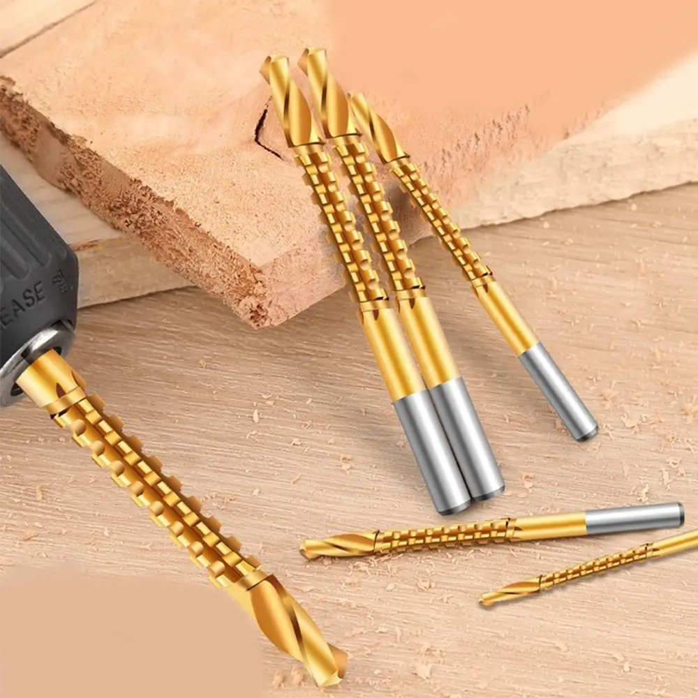 

HSS Titanium Drill Bits Multi-Purpose High-Speed Drill Bit Set Steel with Index Storage Case Durable Bits for Wood Metal Masonry