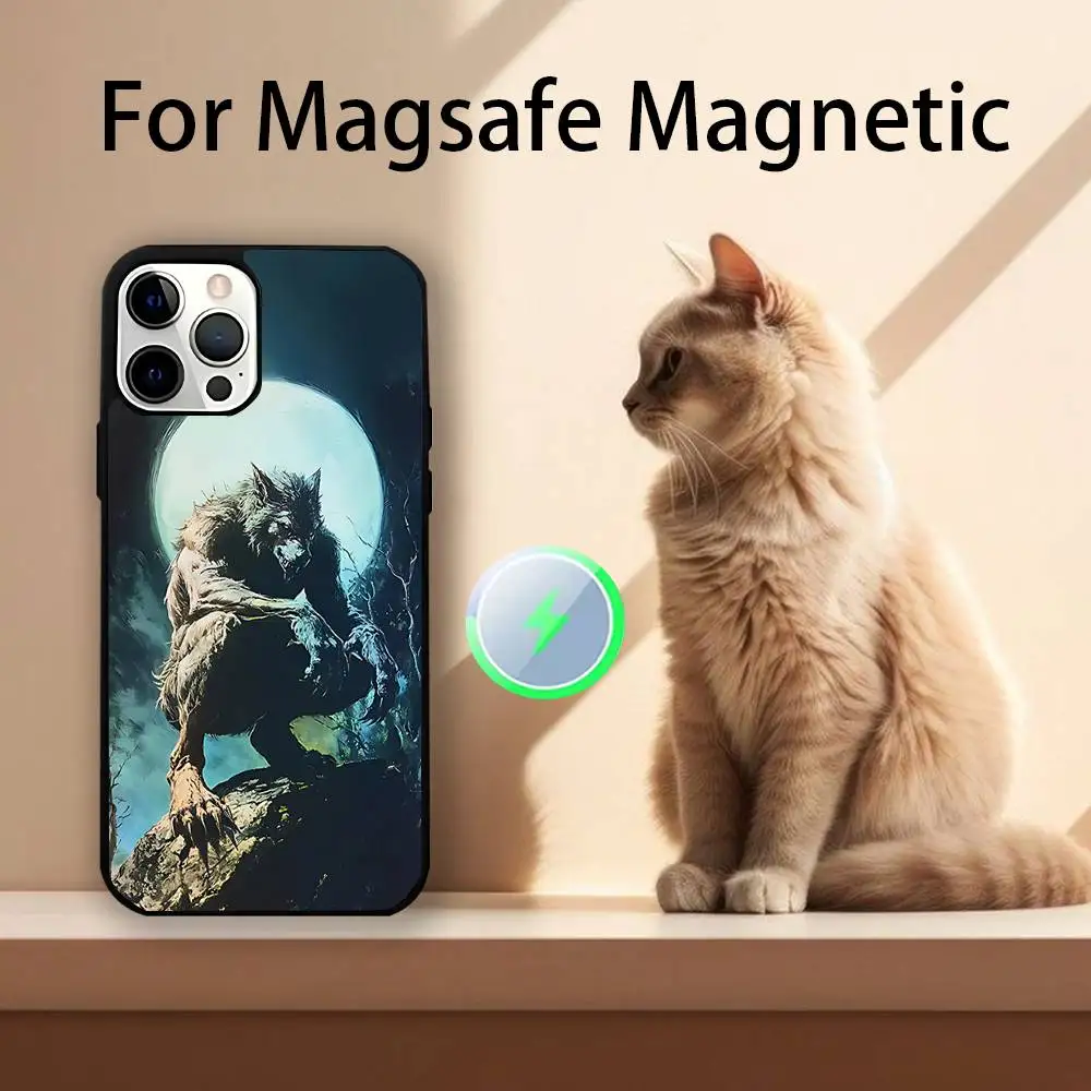 Чехол для телефона A-Alpha Sigma Wolf для iPhone 17,16,15,14,13,12,11,Pro,Max,Plus,Mini,SE4,E с магнитной беспроводной зарядкой Magsafe