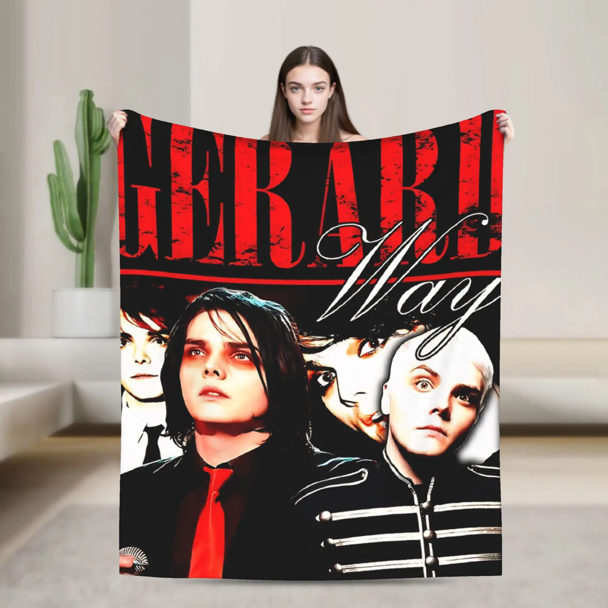 

My Chemical Romance Blankets Quality Soft Warm Throw Blanket Spring Travel Office Living Room Street Trend Bedspread