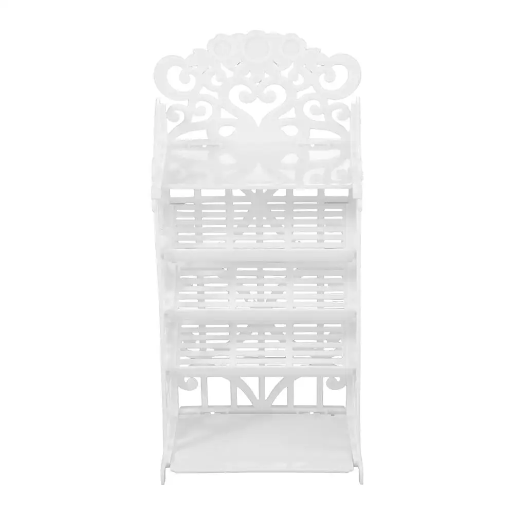 Dolls Accessories 5 Layers Miniature Furniture 1/6 White Doll Shoes Cabinet Shoes Rack Toy Doll Shoes Rack Doll House Furniture