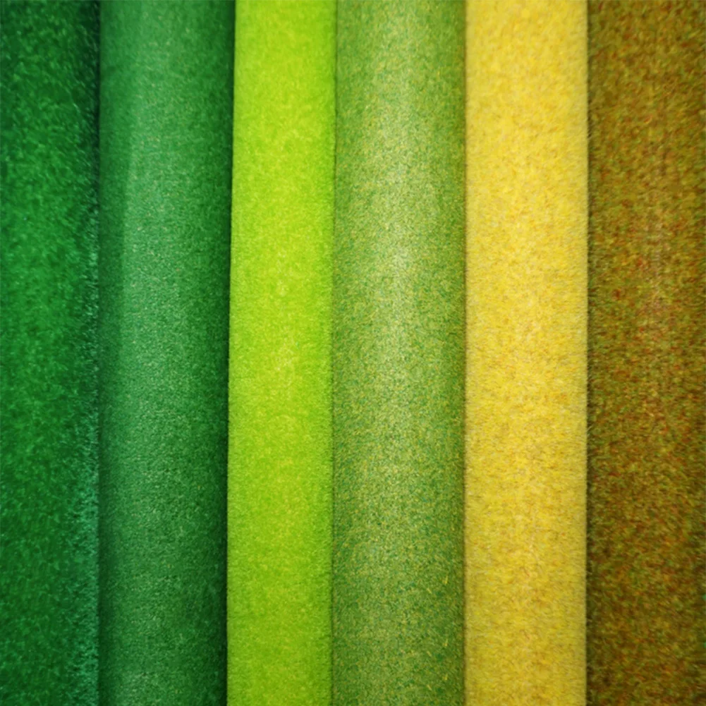 

25x25cm Grass Mat Green Artificial Lawn Carpet Model Architectural Layout Train Railroad Diorama Wargame Scenery Miniature Deco