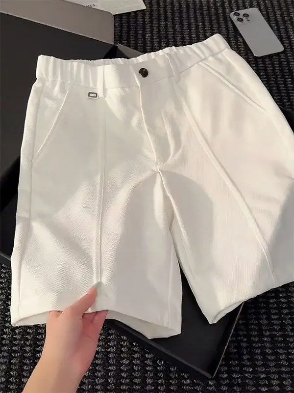Shorts Casuais Plus Size de Perna Reta Solta, Finos, de Verão, para Homens e Mulheres, Roupas Confortáveis e Respiráveis, Cal...