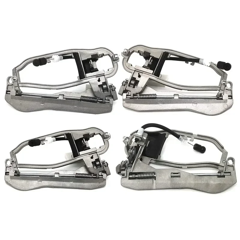 Portador do punho da porta do carro para BMW X5 E53, interno, exterior, dianteiro, traseiro, esquerdo, direito, 51218243615, 51218243616, 51228243635, 51228243636
