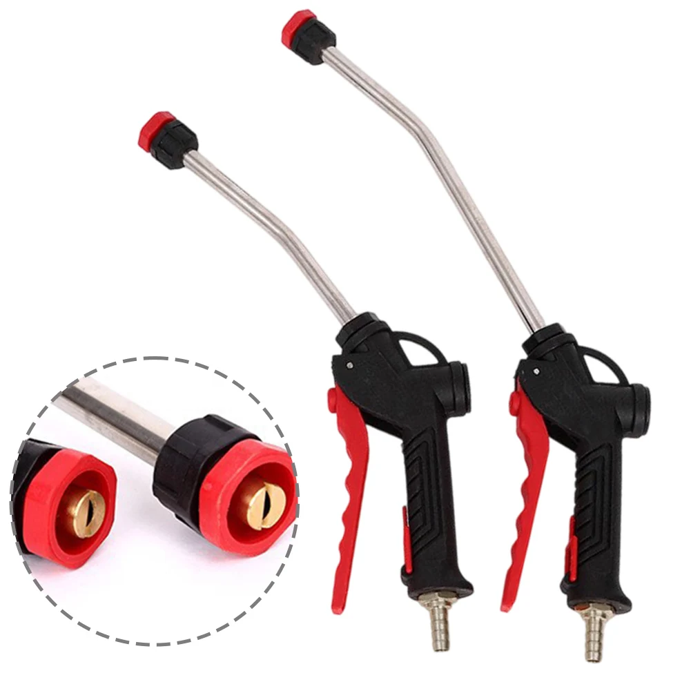 37/46cm High Pressure Washer Car Washing Sprayer Connector 10mm Quick Connect Garden Watering Sprinkler Cleaning Rod