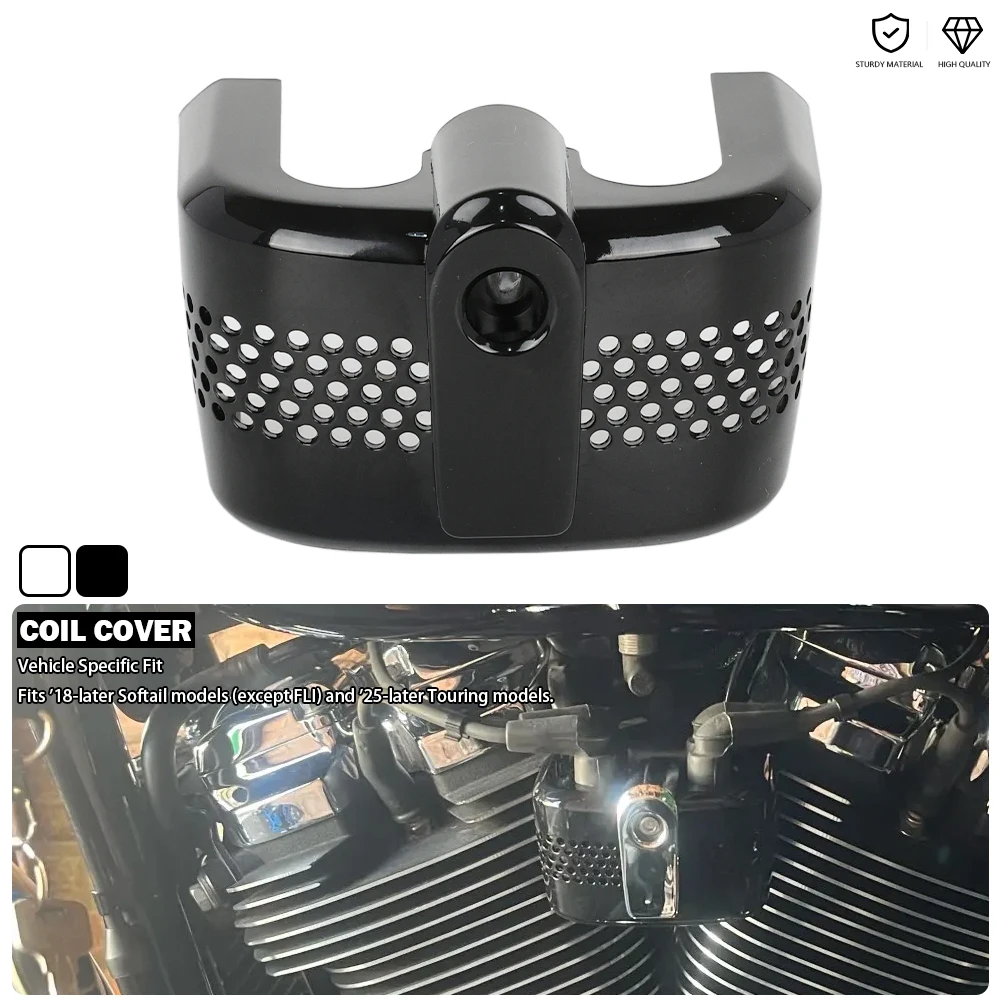 

Mid Frame Trim Coil Cover Fit For Harley Softail Street Bob Fat Boy Gray Ghost Low Rider Sport Glide Breakout Heritage 2018-2025
