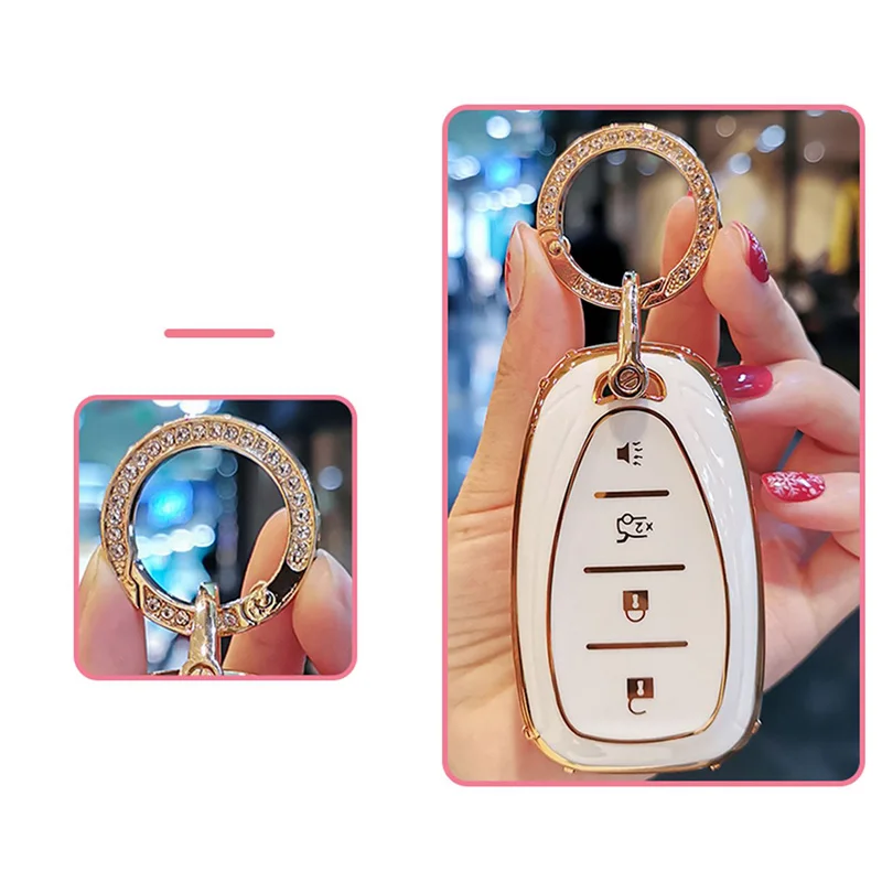 TPU Remote Car Key Case Cover for Chevrolet Onix Equino Orlando Cruze Spark Sonic Camaro Volt Bolt Trax Malibu Blazer Traverse