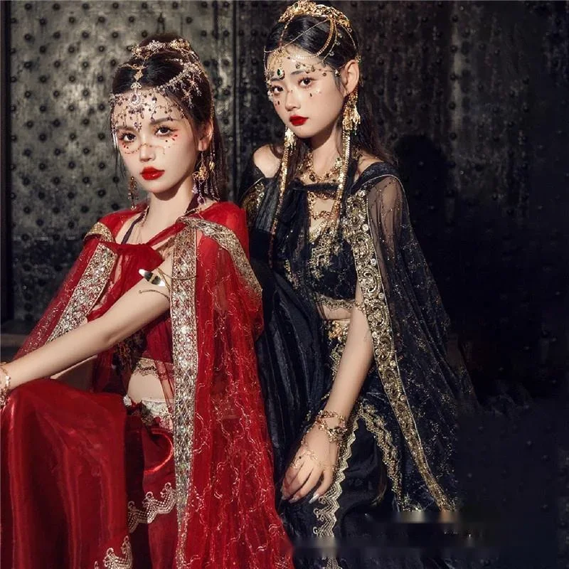 Exotic Scenes, Western Region Dance Concubine and Best Friend Photos, Hanfu Studio Photography Theme, Yunnan Ancient Style 2025