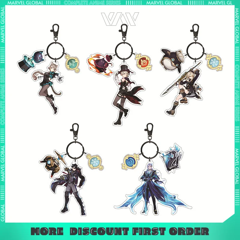 

Genshin Impact Peripherals Acrylic Games Characters Keychains High Quality Collectibles Ornaments Decorations Gamers Gifts Toys