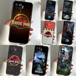 Jurassic Park Dinosaur World Case For OPPO A52 A72 A92 A5 A9 A31 A53s A15 A16 A17 A57 A77 A76 A96 A91 A54 A74 A94 Cover