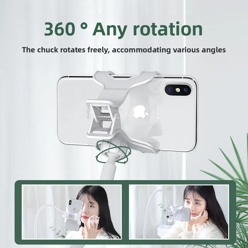 حامل هاتف محمول عالمي مرن كسول حامل قابل للتعديل مشبك الهاتف الخليوي المنزل السرير سطح المكتب جبل قوس حامل الهاتف الذكي