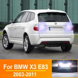 Car LED Reverse Light For BMW X3 E83 Accessories 2003 2005 2006 2007 2008 2009 2010 2011 Backup Back Up Lamp BA15S 1156 Canbus