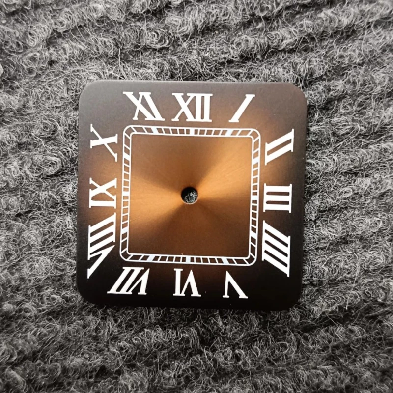 Циферблат NH35 27 мм, квадратный календарь S, бесплатный циферблат, подходит для механизма NH35, буквальный ледяной синий циферблат, аксессуары для модификации часов, новинка