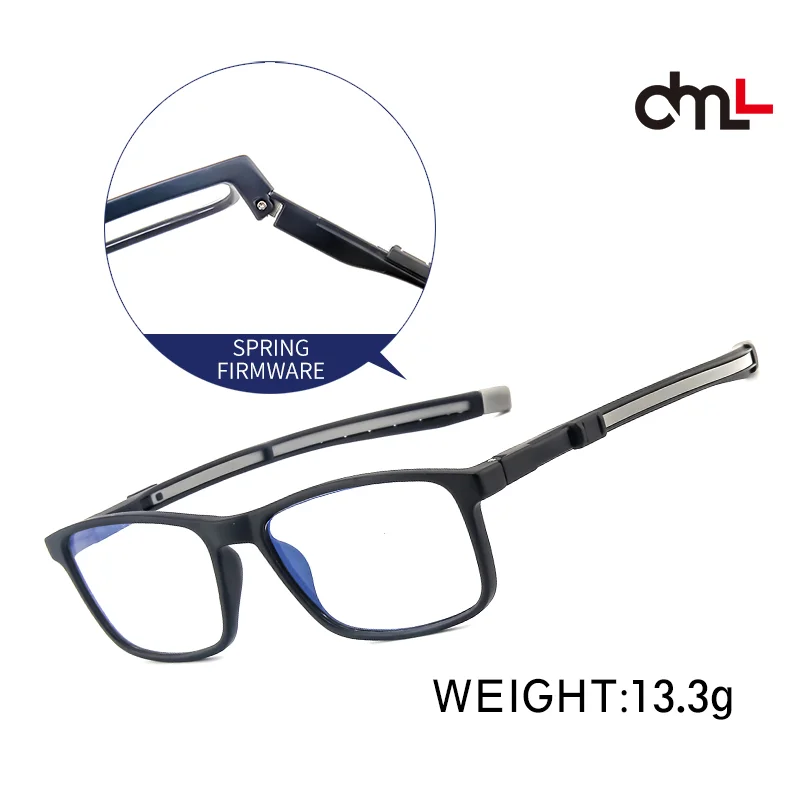 DML Anti-blue Light Magnetic Neck Telescopic Folding Portable Ultra-lightweight Elderly Fashion Men and Women Presbyopes