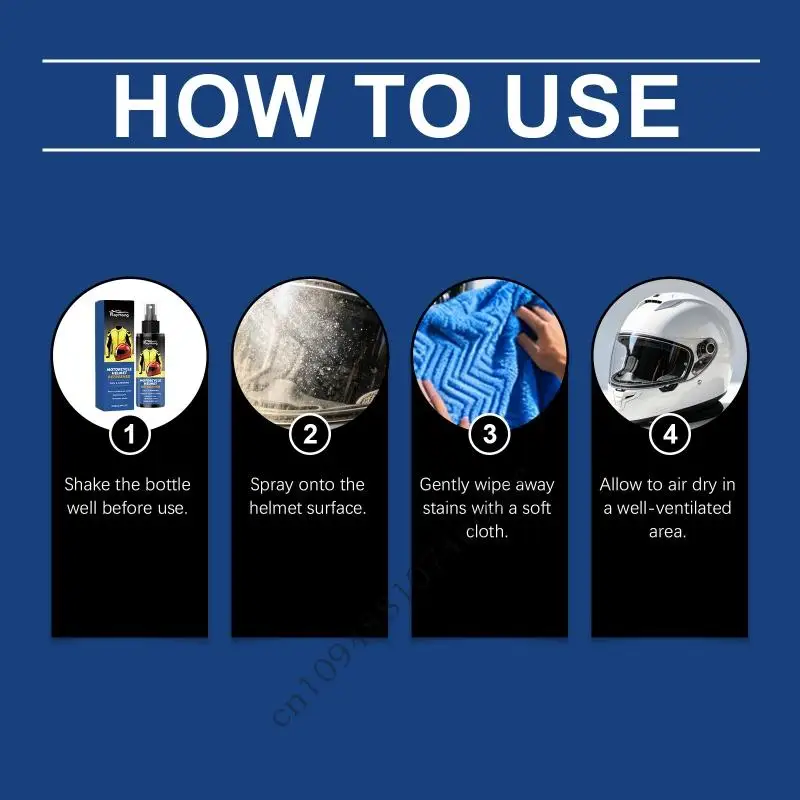 Helmet Upkeep Bottle 100ml for Interior Odor Control, Boxed Pump Bottle Care Option for Bike Headgear, Shared Storage, and