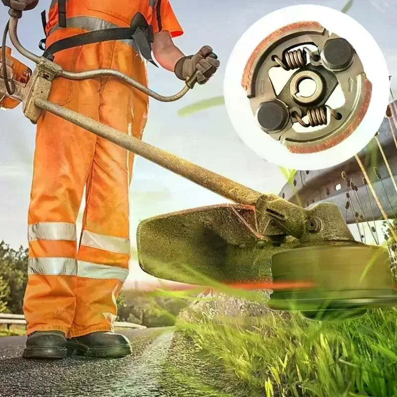 

Lawn Mower Clutch Shoe Metal With Drum Gear For 139GX35/40-5/140 Stroke Brush Cutter Wear-resisting Premium Replace Part