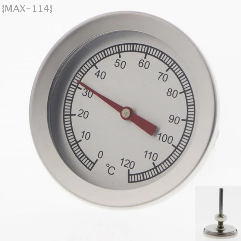 ✨ Kitchen Oven Gauge With Large Easy-Read Face, Long Stem Stainless Steel For Grill Fry Smoker {MAX-114}