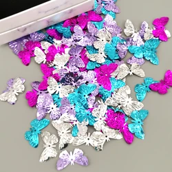 15grams Table Confetti Colorful Butterfly Die-cut Plastic Scartters For Girl's Birthday Party Store Showcase Home Event Decor