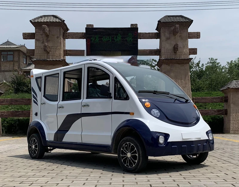 Customized electric patrol vehicle for scenic sightseeing, four wheeled electric vehicle for campus, urban management, law enfor
