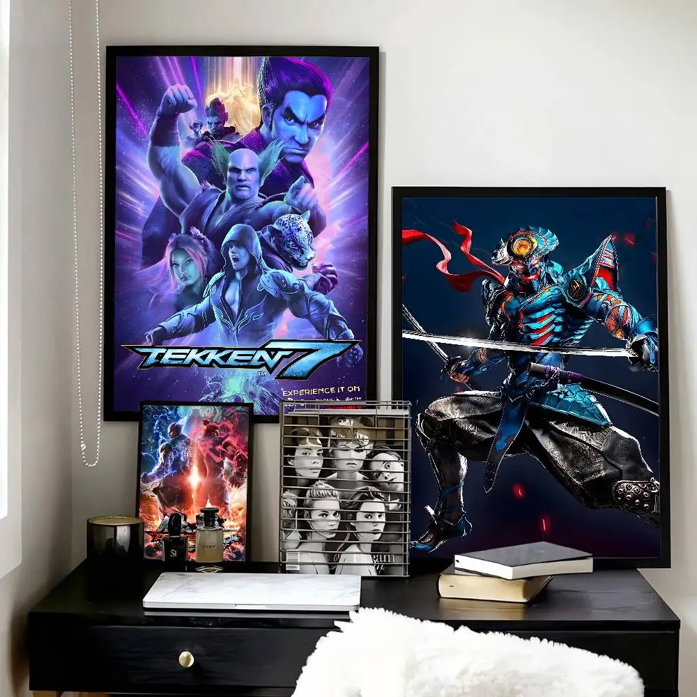 Tekken 7 Heihachi Game Anime  Posters High Quality Self-adhesive Wall Art Decorations Color Prints Sticky