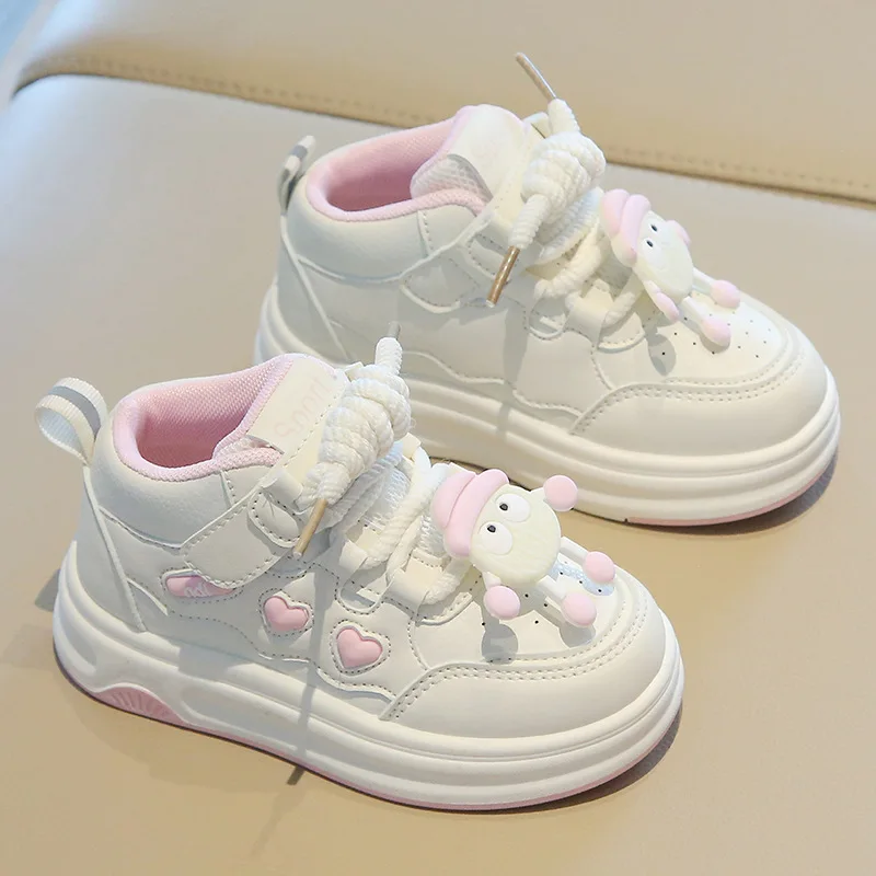 Child Sports Shoe 2025 Winter Child Shoes New Flat Flat Single Shoe Casual Anti Slip Comfortable Girl Versatile Running Shoes