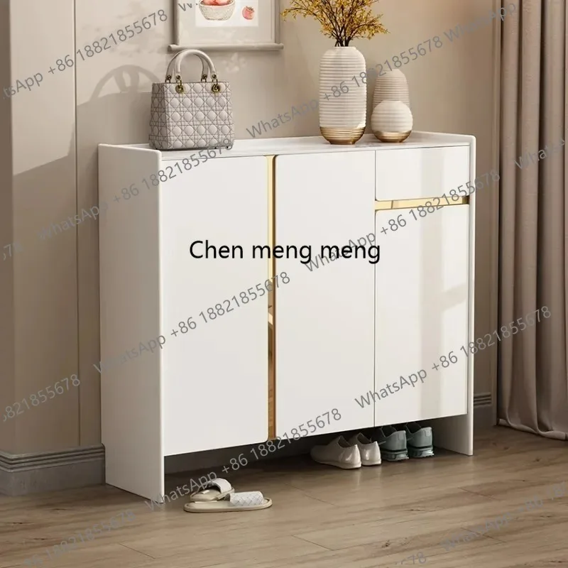 Wooden Organizer Shoe Rack Wood Display Cabinet Entry Modern Save Space Safe Cabinet Cupboard Vertical Sapateira Home Furniture