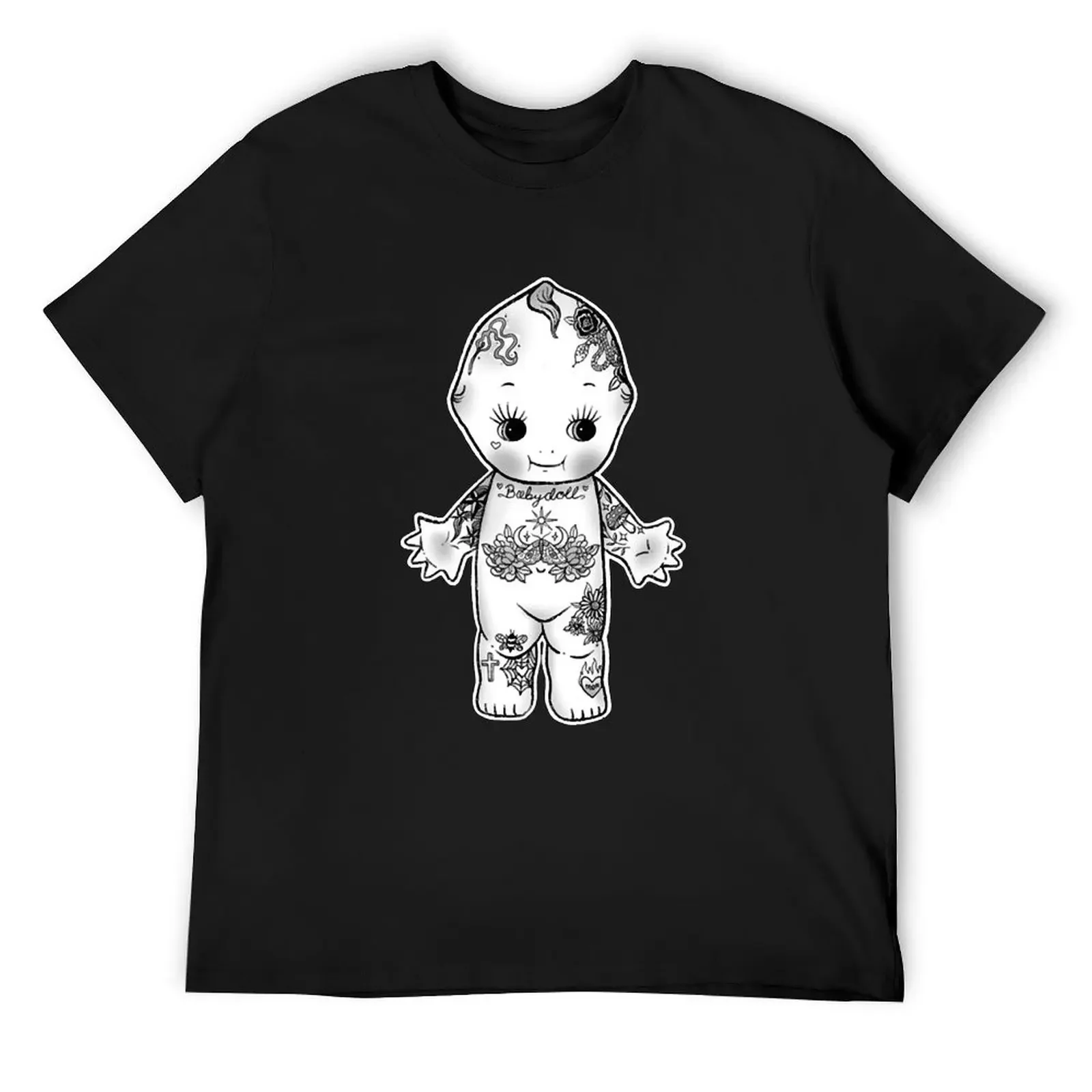 

Tattooed Kewpie T-Shirt summer top summer shirt customs Louboutins oversized t shirts for men