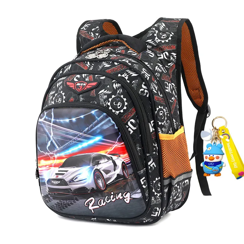 Waterproof children School Bags For Girls Boys Kids Schoolbag cartoon 3D Primary Orthopedic school Backpack book bag Grade 1-3-6