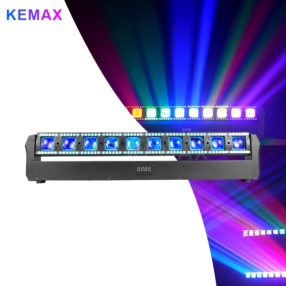 

10X60W Moving Head Beam Light DMX512 Wall Washer Lights RGBW LED DJ Equipment Bar Pixel Stage For Nightclub Wedding Event