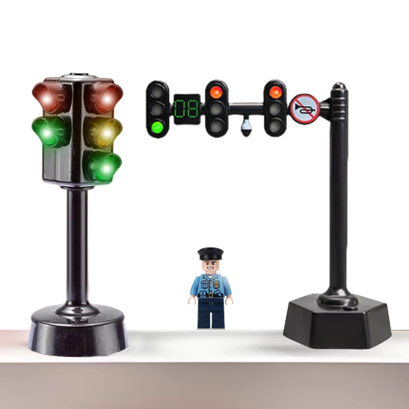 New Traffic Light Signs Toy Traffic Light Lamp Base Simulation Road Light Safety Traffic Lamp Home Transportation Ornaments