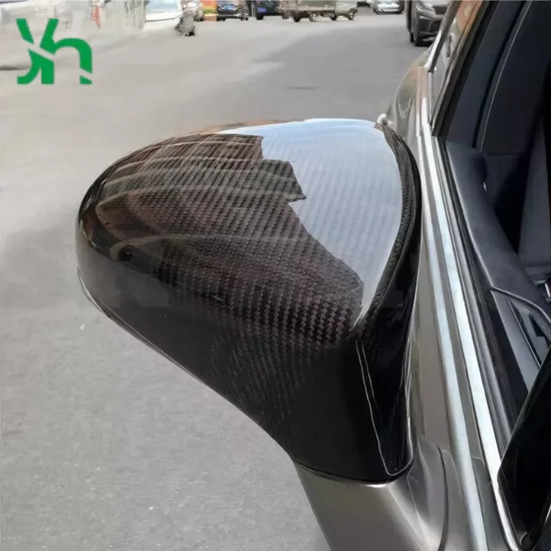 مناسبة لكزس CT ES IS GS RC RCF ملحقات خارجية أصلية مرآة الرؤية الخلفية الجانبية غطاء مرآة الرؤية الخلفية من ألياف الكربون الحقيقية