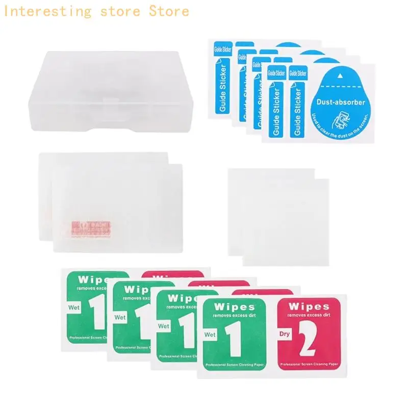 Bildschirmlinsen-Glasfolien-Set mit Wischwerkzeug, Kamera-Glasfolie für Pocket 4Pro Kamera 55KC – Detail 8