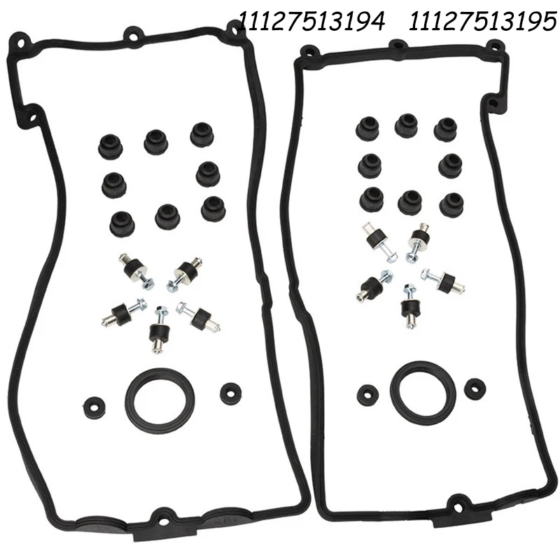 Engine Valve Cover Gasket Left + Right For BMW 545i 550i 645Ci 750Li X5 Auto Part Replacement 11127513194 11127513195