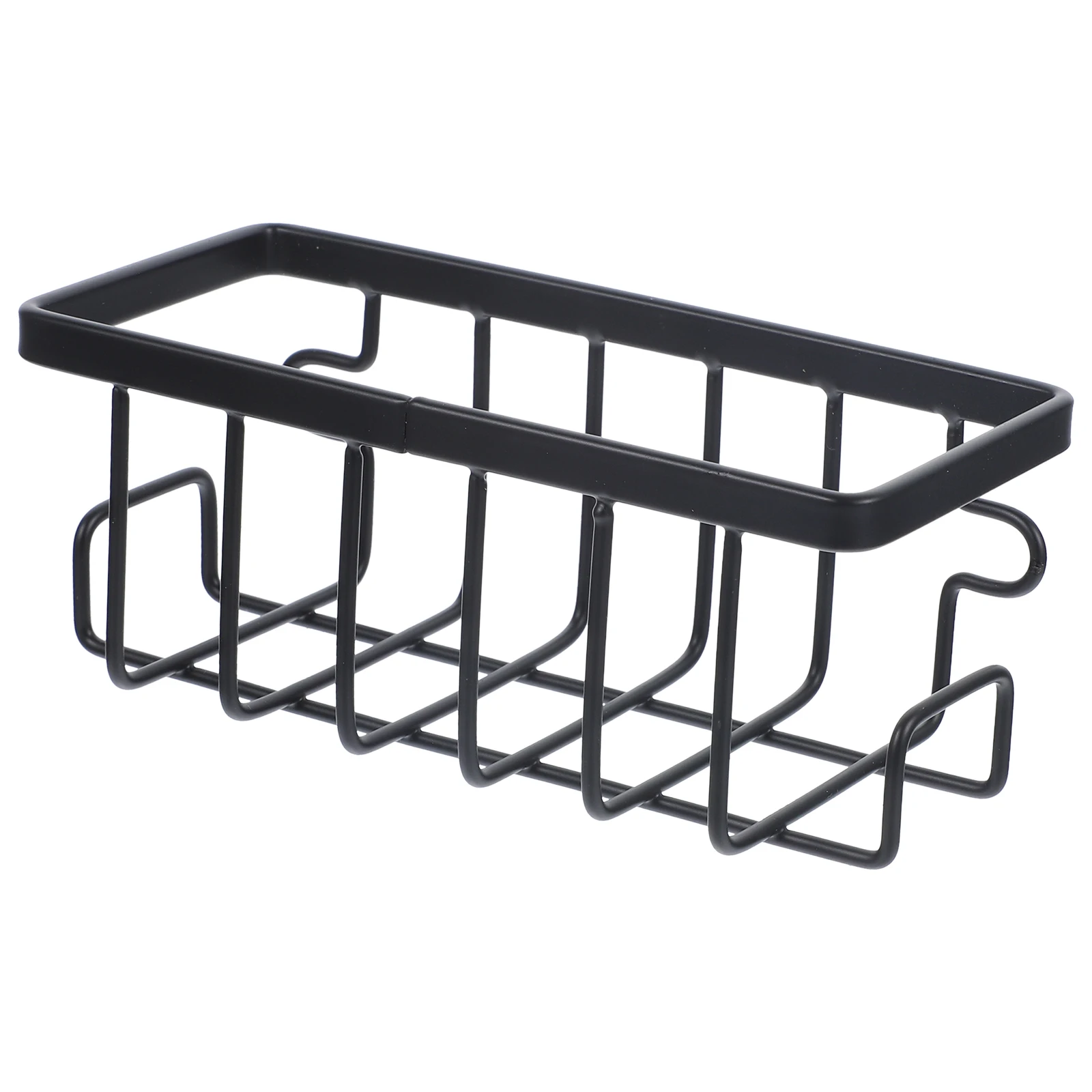 

1Set Suction Cup Drain Storage Basket Iron PVC Kitchen Sponge Holder Sink Hanging Organizer Multi-Functional Cleaning Tool Rack