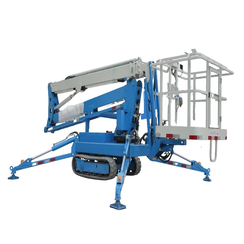 12m Track Spider Boom Lift Material Handling Goods Platform