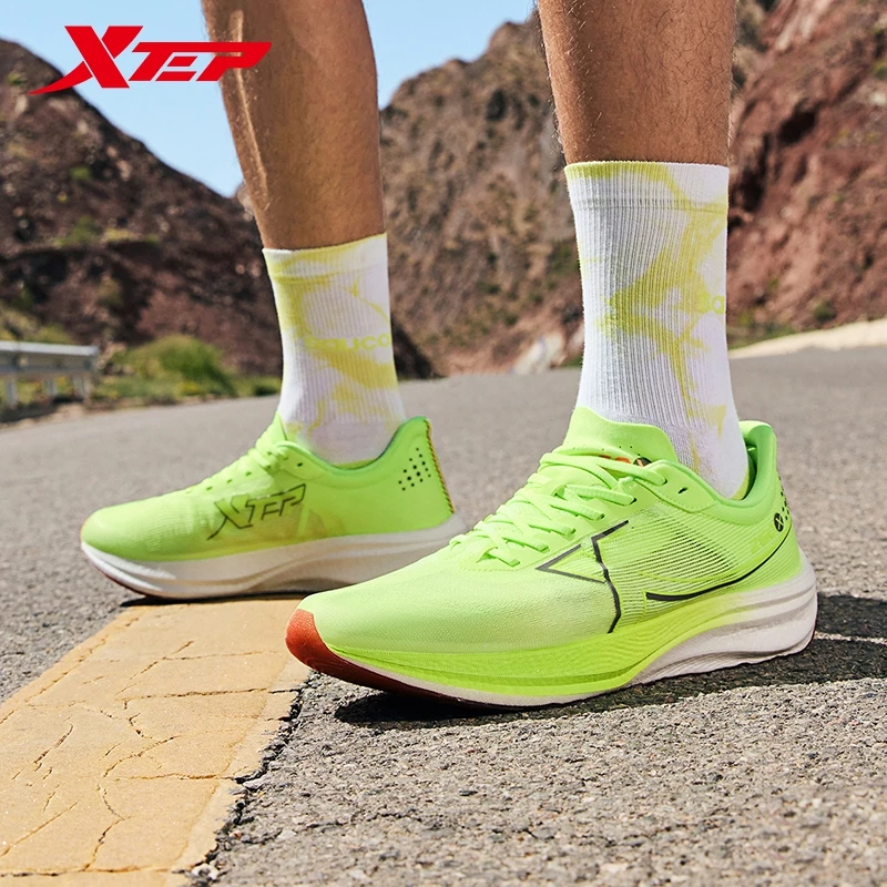 Xtep 260X Running Shoes For Men 2024 Summer Comfortable Cushioning Lightweight Stronger Propulsive Force Sneakers 976219110065