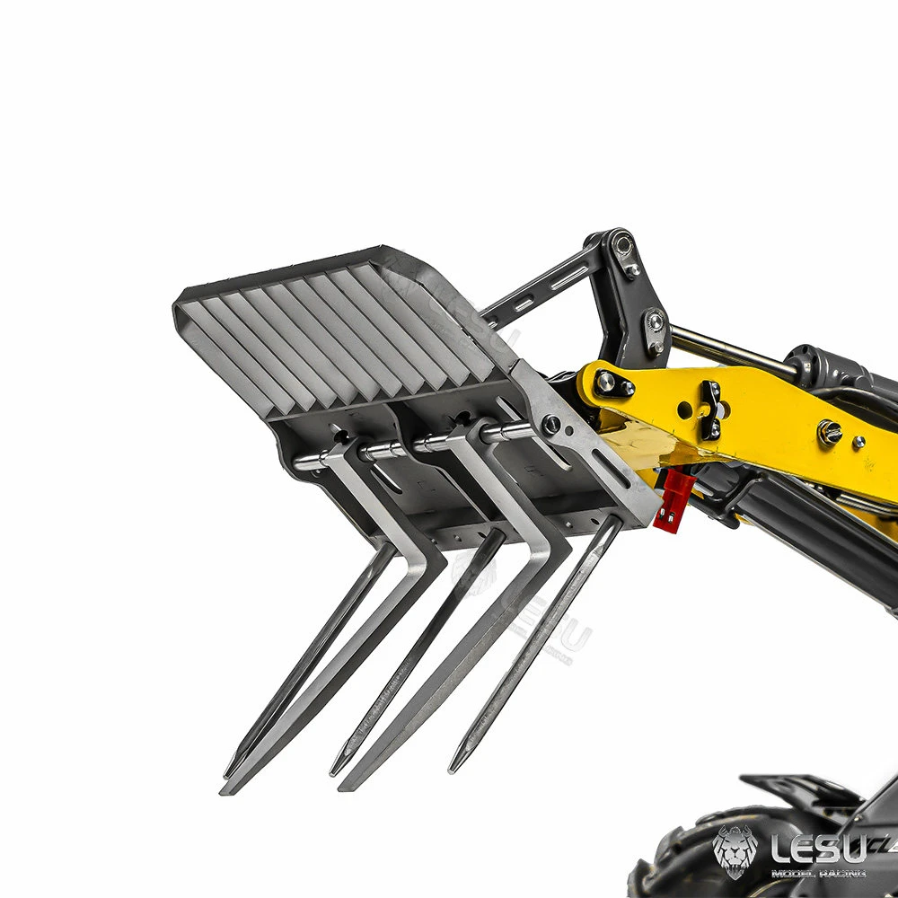 1/14 LESU RC Metallgabel Unlackierte Bausätze für Ferngesteuerte Hydrauliklader AOUE MCL8 WA100 LKW-Modell Verbesserte Teile Spielzeug Geschenke – Detail 3