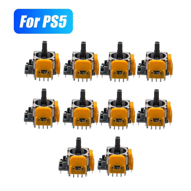 

10PCS for PS5 Joysticks Hall Electromagnetic High Precision Adjustable Joysticks