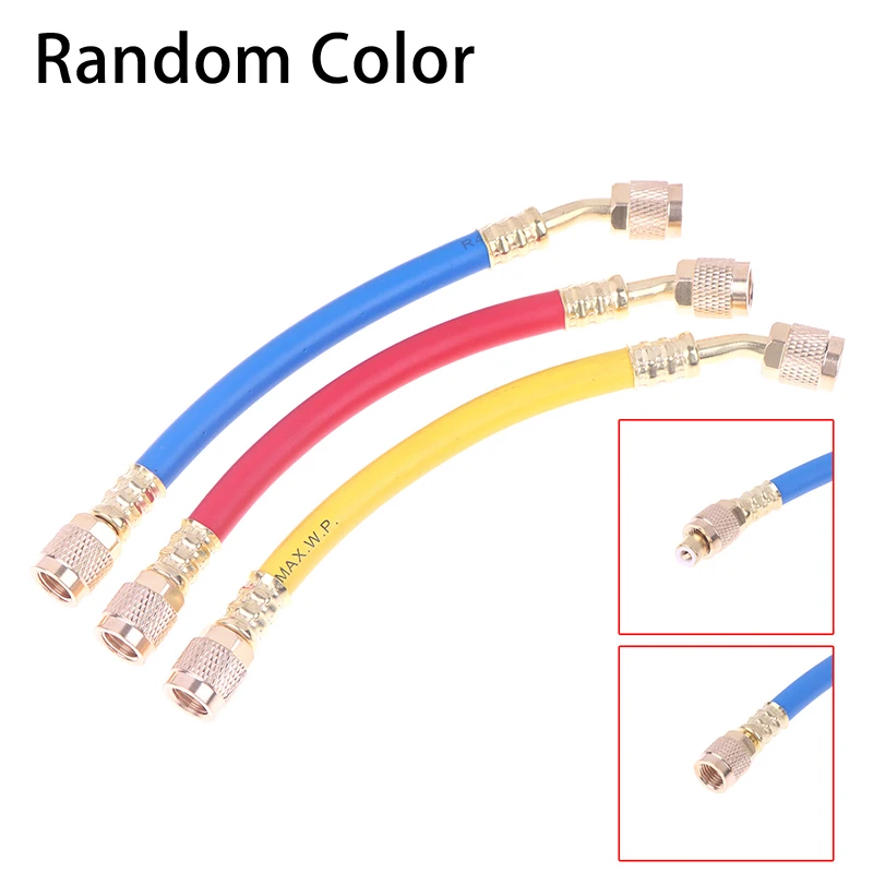 

1Pcs Refrigerant Charging Hose, 1/4 SAE Thread 800-4000PSI Tube HVAC Hoses, For Home Air Conditioner Refrigeration Maintenance