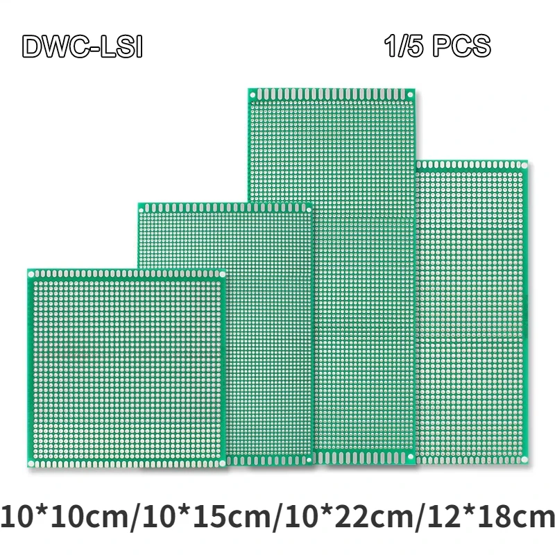 1 pièces 8x12 9x10 9x15 10x10 10x15 10x22 12x18cm carte de prototype PCB simple face carte de Circuit imprimé bricolage PCB universel