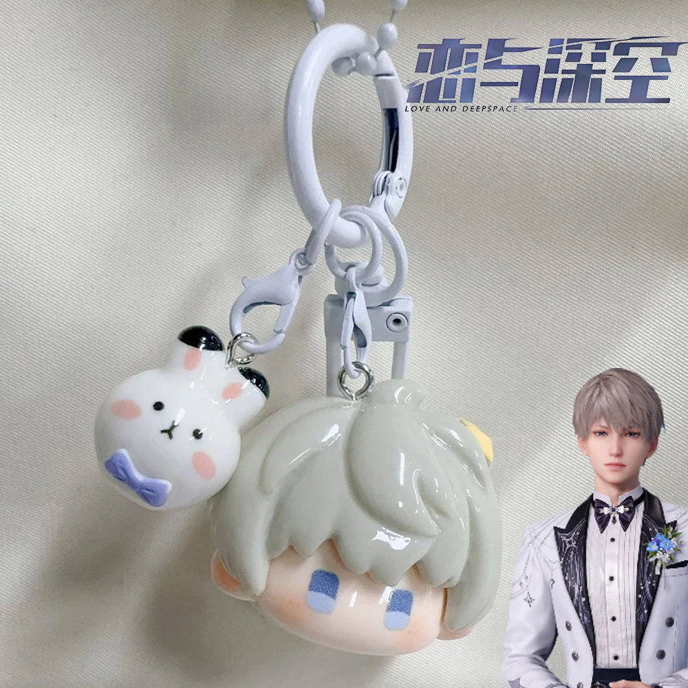 

Game Love And Deepspace Zayne Xavier Rafayel Sylus Caleb Cosplay Key Chain Cute Alloy Keychain Bag Decoration Xmas Props