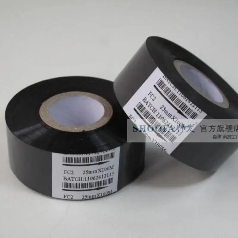 10pcs Thermal Ribbon Of Ribbon Printing Machine 30*100m Date Code Ribbon Printer Accessory Printing Ribbon For Dy-8 Hp-241b