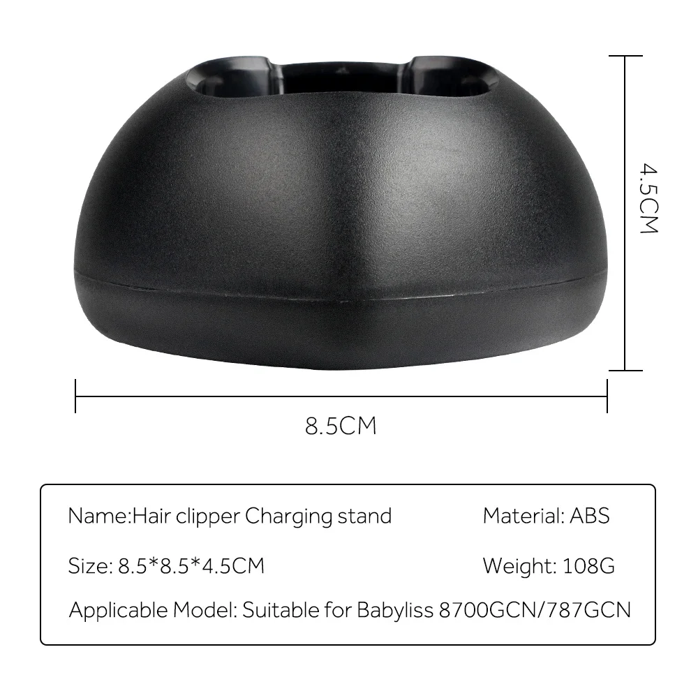 مشابك شعر عمود شحن ل Babyliss المقص المهنية الشعر المتقلب آلة اللاسلكي الحلاق المقص شاحن جهاز قفص الاتهام