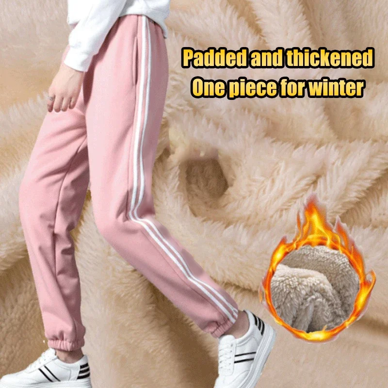 Women Winter Warm Leggings Thick Trousers Warm Fleece Plus Size Long Thicken Pants Fashion Casual Soild Color Leggings