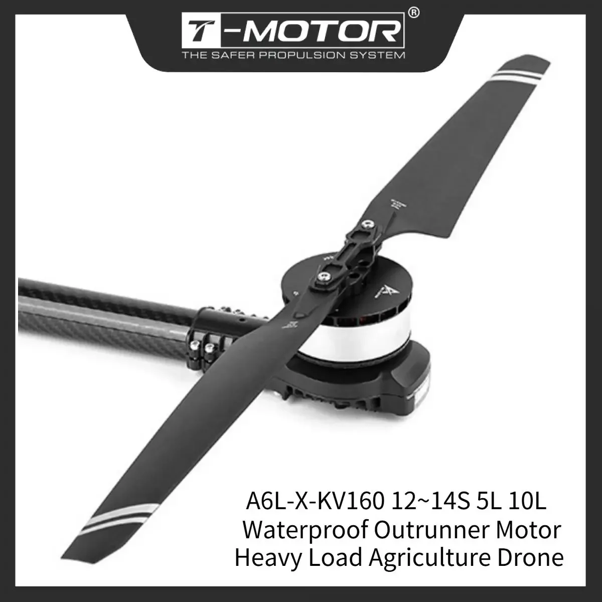 T-MOTOR A6L-X-KV160 12~14S 5L-10L Load Capacity High Efficiency Waterproof Outrunner Motor for Heavy Load Agriculture Drone