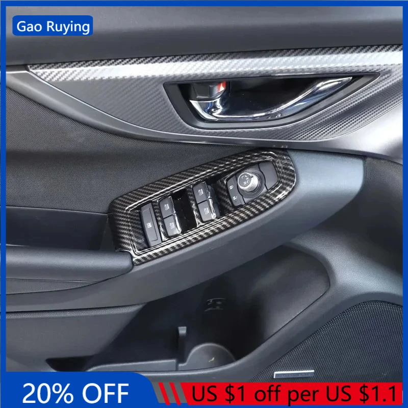

Gao Ruying For Subaru WRX 2022-24 ABS Carbon Fiber Car Dashboard Console Gear Shift Panel Decoration Cover Interior Accessories
