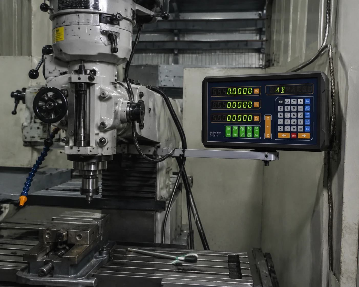 Versatile 3 Axis DRO Set  Compatible with Glass or Magnetic Encoders for Lathe/Milling Machine Tools