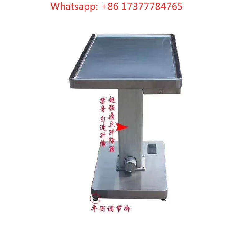 304 stainless steel multifunctional electric lifting with weighing table Pet weighing table Dog