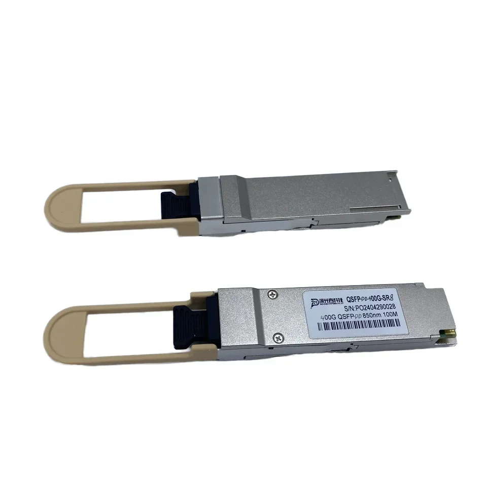Latest 400G QSFP-DD Optical Modules 850nm MMF SR8 70M OM3 100M OM4 DDM Fiber Optics Transceiver for WiFi 5G IP Networks