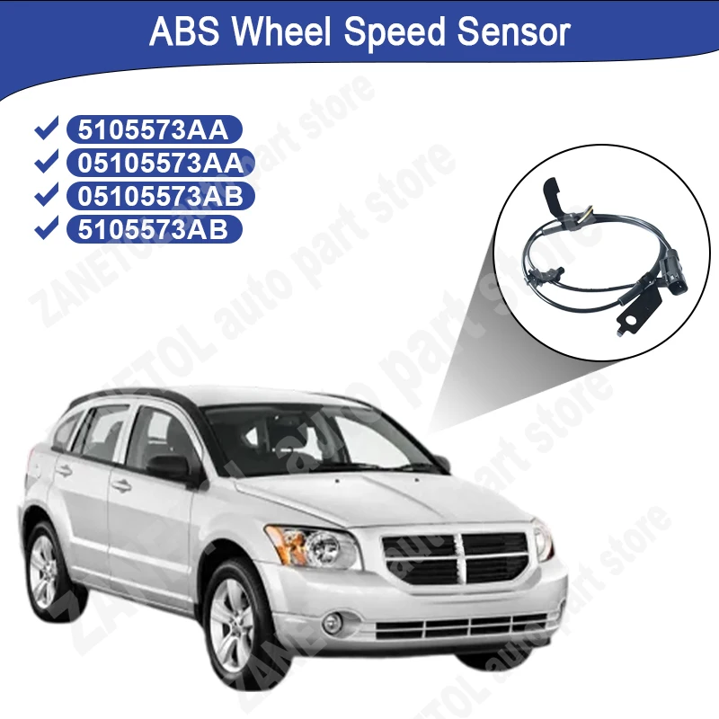5105573AA 5105573AB ZANETOL Sensor de velocidad de rueda ABS para DODGE CALIBER 2007 ~ 2012 para JEEP COMPASS 2007 ~ 2017 JEEP PATRIOT 2007 ~ 2017