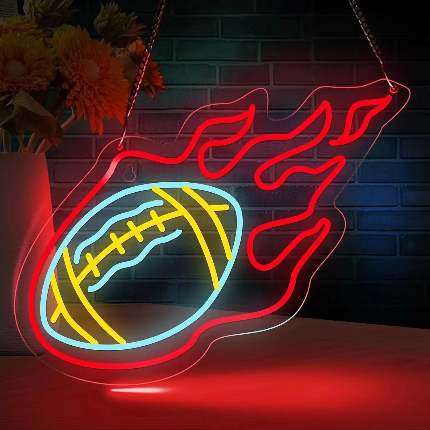 Volleyball Night Lights Football Neon Led basketball Sign USB Power Wall Ball Game Party Room Decortaion For Gym Sport Club